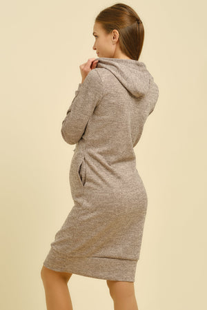 Sukienka ciążowa i do karmienia z kapturem