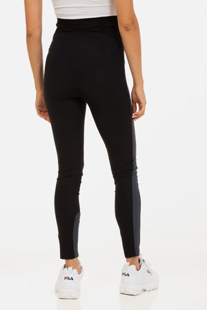 Legginsy ciążowe z bocznymi paskami