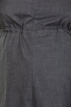 Bawełniana asymetryczna sukienka ciążowa i do karmienia