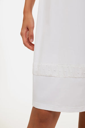 Sukienka ciążowa i do karmienia z przezroczystym elementem