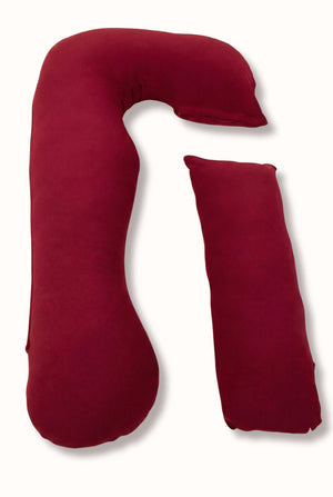 Възглавница за бременни и кърмене 3 в 1 - бордо