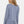Miękki crop top ciążowy z długim rękawem z modalu – pastelowy niebieski