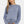 Miękki crop top ciążowy z długim rękawem z modalu – pastelowy niebieski