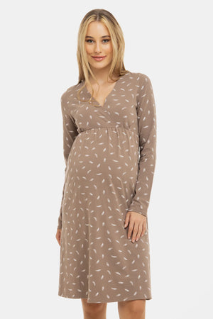 Koszula nocna ciążowa i do karmienia - Pióra