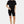 Miękki, podwójny leggins ciążowy – bezszwowy design - czarny