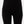 Miękki, podwójny leggins ciążowy – bezszwowy design - czarny