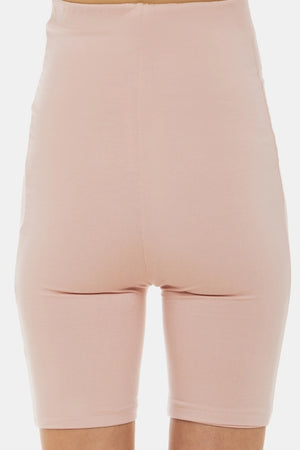 Miękki, podwójny leggins ciążowy – różowe