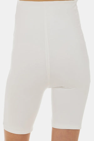 Miękki, podwójny legginsy ciążowe – ecru