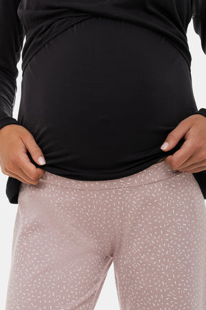 Zestaw piżamowy ciążowy i do karmienia – Confetti