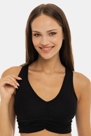 Bawełniany biustonosz sportowy ciążowy