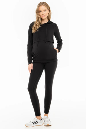 Oformujący leginsy ciążowe z wysokim stanem - 73 cm