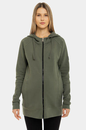 Kurtka 3w1 ciążowa i do noszenia ocieplana - khaki