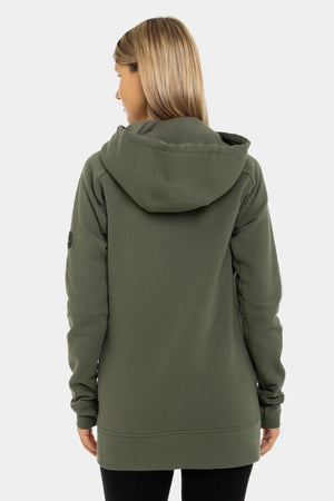 Kurtka 3w1 ciążowa i do noszenia ocieplana - khaki