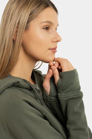 Kurtka 3w1 ciążowa i do noszenia ocieplana - khaki