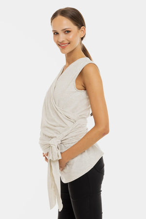 Bluzka do kontaktu skóra do skóry – beżowa