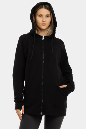 Kurtka 3w1 ciążowa i do noszenia ocieplana - Czarna