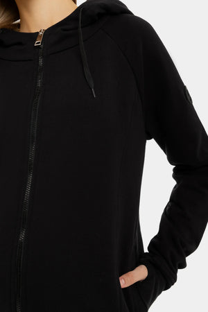 Kurtka 3w1 ciążowa i do noszenia ocieplana - Czarna