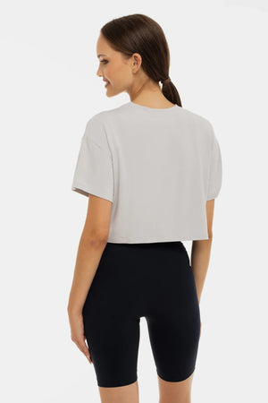 Krótkie legginsy ciążowe z marszczeniami – granatowy