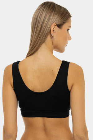 Czarny biustonosz ciążowy i do karmienia