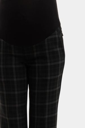 Kraciaste spodnie ciążowe