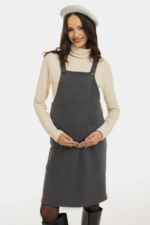 Bawełniany sweter ciążowy i do karmienia – ecru