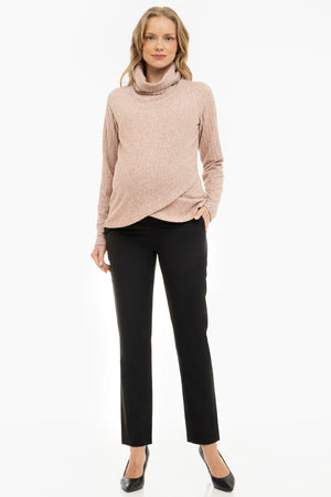 Eleganckie czarne spodnie ciążowe