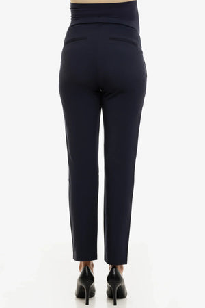 Ciemnoniebieskie spodnie ciążowe