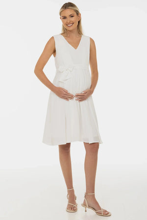 Suknia ślubna ciążowa i do karmienia z zwiewną spódnicą