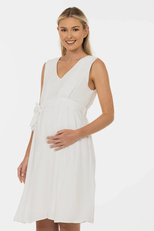 Suknia ślubna ciążowa i do karmienia z zwiewną spódnicą