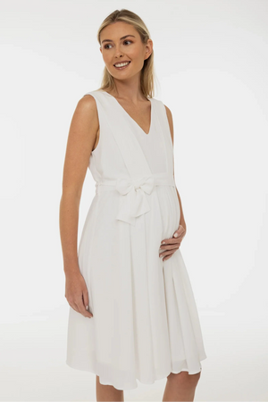 Suknia ślubna ciążowa i do karmienia z zwiewną spódnicą