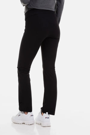 Elastyczne spodnie ciążowe z szerokim pasem