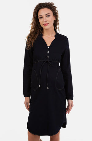 Jeansowa sukienka ciążowa i do karmienia