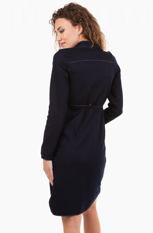 Jeansowa sukienka ciążowa i do karmienia