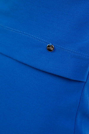 Elegancka sukienka ciążowa i do karmienia - niebieska