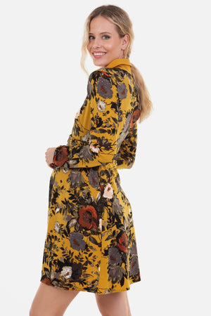 Sukienka ciążowa i do karmienia z kwiatowym wzorem