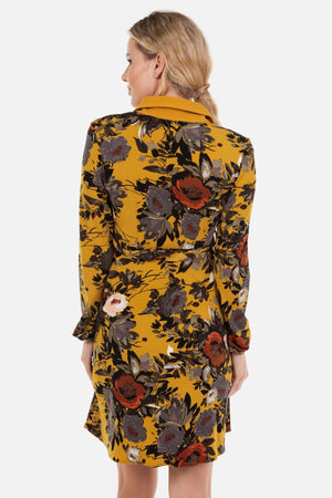 Sukienka ciążowa i do karmienia z kwiatowym wzorem