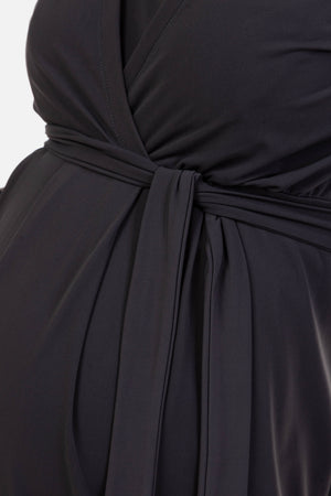 Sukienka ciążowa i do karmienia z paskiem