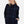 Sweter ciążowy i do karmienia w kratę - granatowy