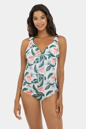 Jednoczęściowy strój kąpielowy ciążowy i do karmienia - Tropical