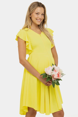 Zwiewna sukienka ciążowa i do karmienia