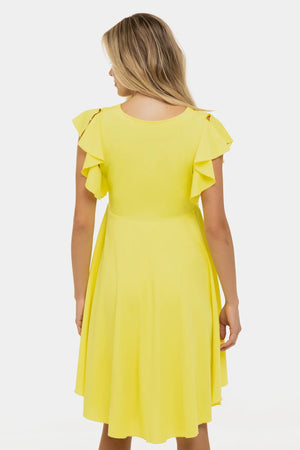 Zwiewna sukienka ciążowa i do karmienia