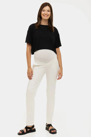 Bawełniane spodnie ciążowe