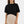 Miękki crop top ciążowy z modalu – czarny