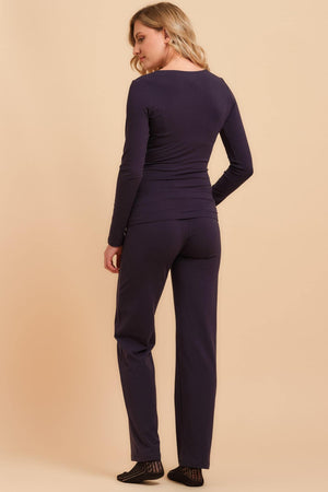 Bawełniana piżama ciążowa i do karmienia