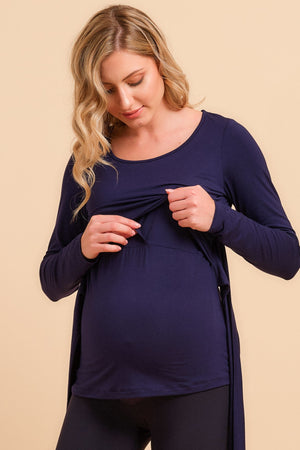 Bluza ciążowa i do karmienia z paskiem