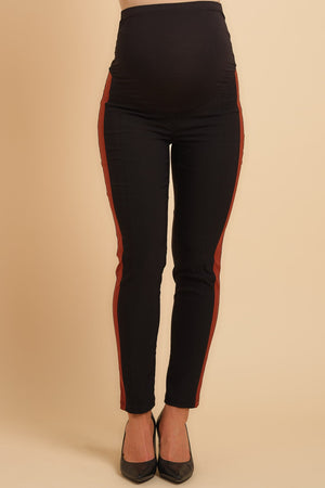 Dopasowane elastyczne spodnie ciążowe