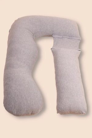 Poduszka ciążowa i do karmienia 3 w 1 – szara