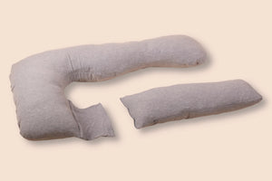 Poduszka ciążowa i do karmienia 3 w 1 – szara