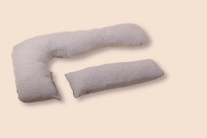 Poduszka ciążowa i do karmienia 3 w 1 – szara