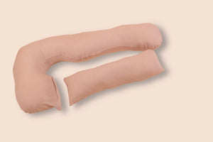 Poduszka ciążowa i do karmienia 3 w 1 – kremowa